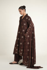 EMBROIDERED KARANDI LAWN SHAWL 1 PCS