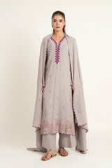 EMBROIDERED KARANDI LAWN 3 PCS (UNSTITCHED)