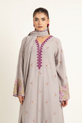 EMBROIDERED KARANDI LAWN 3 PCS (UNSTITCHED)