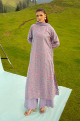 EMBROIDERED SLUB KHADDAR 3 PCS (UNSTITCHED)