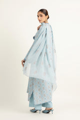 EMBROIDERED COTTON KARANDI 3 PCS (UNSTITCHED)