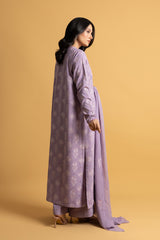 EMBROIDERED COTTON KARANDI 3 PCS (UNSTITCHED)