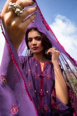 EMBROIDERED COTTON KARANDI 3 PCS (UNSTITCHED)