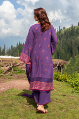 EMBROIDERED COTTON KARANDI 3 PCS (UNSTITCHED)
