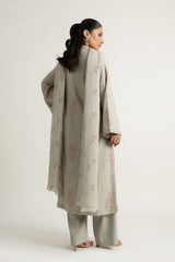EMBROIDERED COTTON KARANDI 3 PCS (UNSTITCHED)