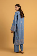 EMBROIDERED SLUB KHADDAR 2 PCS (UNSTITCHED)