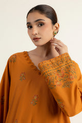 EMBROIDERED SLUB KHADDAR 2 PCS (UNSTITCHED)