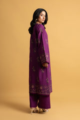 EMBROIDERED SLUB KHADDAR 2 PCS (UNSTITCHED)