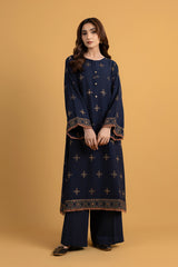 EMBROIDERED & EMBELISHED COTTON KARANDI 2 PCS (UNSTITCHED)
