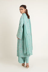 EMBROIDERED COTTON KARANDI 3 PCS (UNSTITCHED)