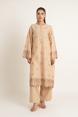EMBROIDERED SLUB KHADDAR 2 PCS (UNSTITCHED)