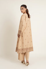 EMBROIDERED SLUB KHADDAR 2 PCS (UNSTITCHED)