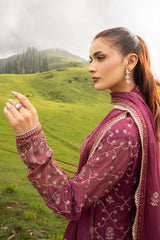 EMBROIDERED & EMBELISHED CHIFFON 3 PCS (UNSTITCHED)