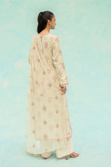 EMBROIDERED COTTON KARANDI 3 PCS (UNSTITCHED)