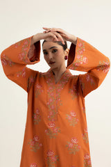 EMBROIDERED COTTON KARANDI 2 PCS (UNSTITCHED)