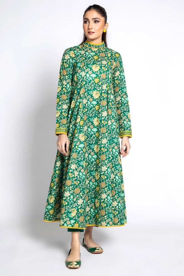 PRINTED SLUB KHADDAR 2 PCS (UNSTITCHED)