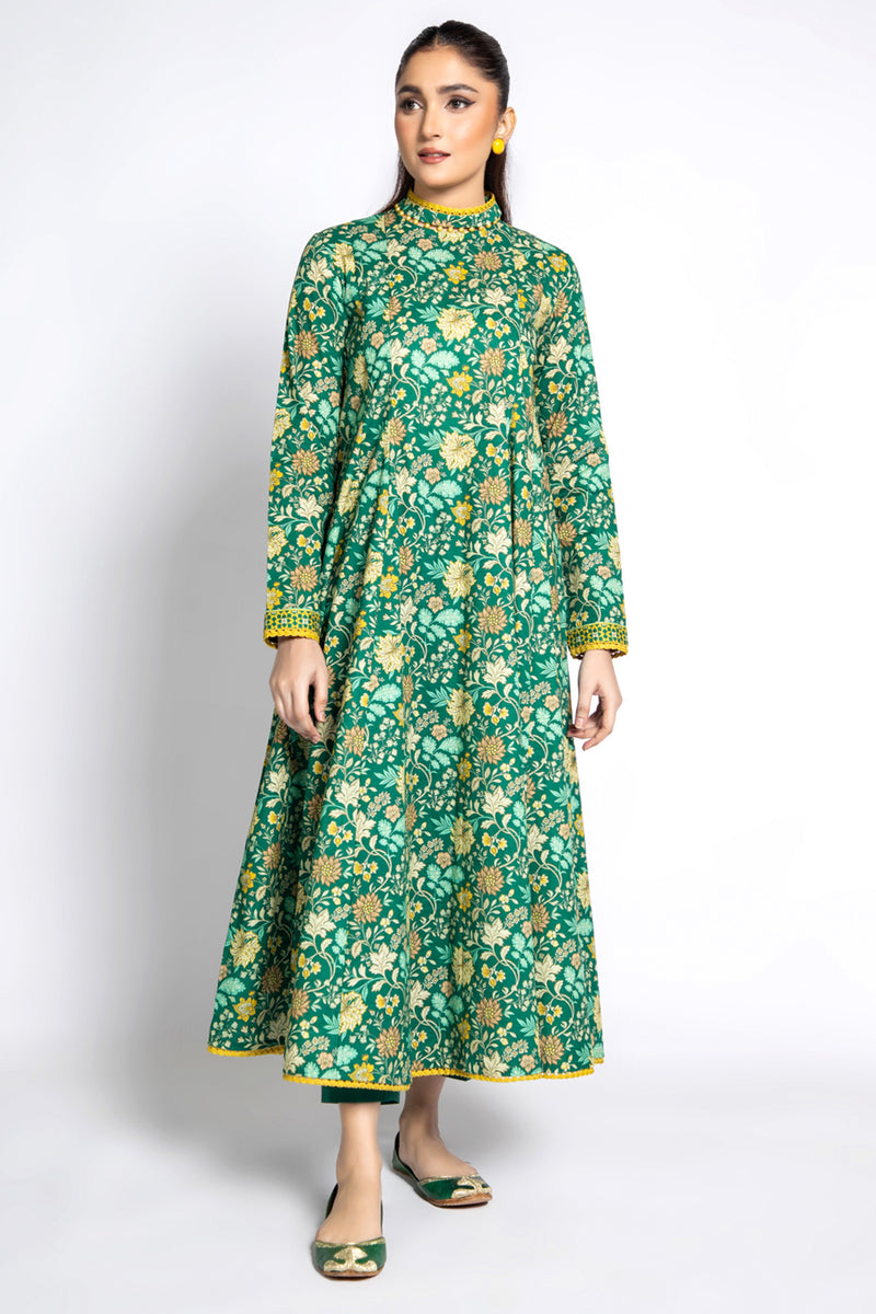PRINTED SLUB KHADDAR 2 PCS (UNSTITCHED)