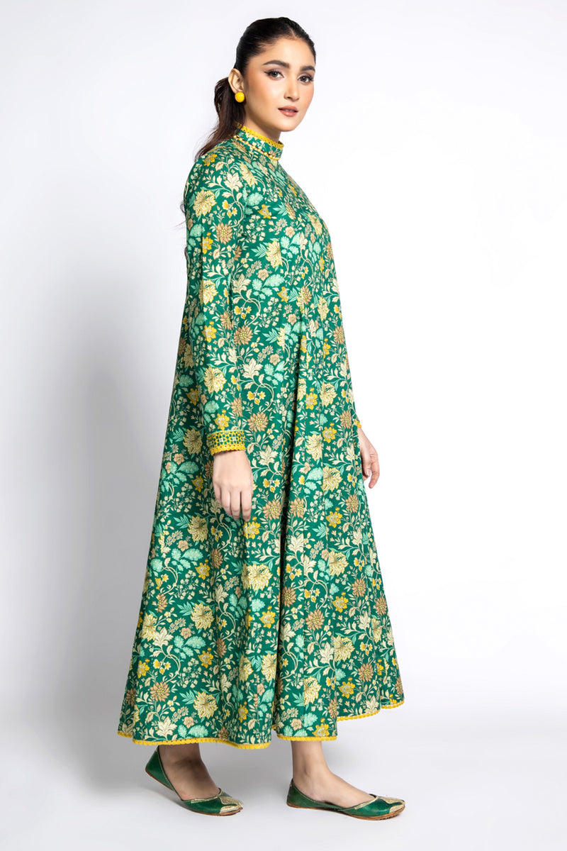 PRINTED SLUB KHADDAR 2 PCS (UNSTITCHED)