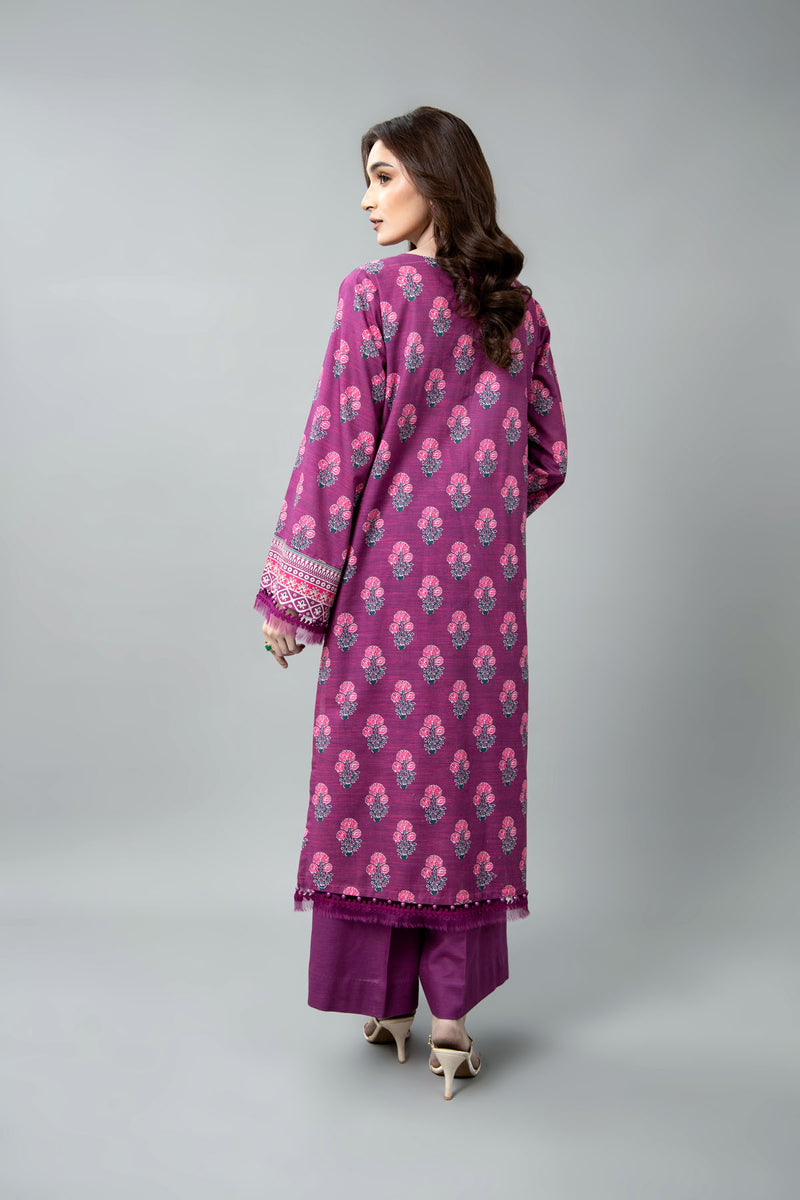 PRINTED SLUB KHADDAR 2 PCS (UNSTITCHED)