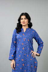 PRET PRINTED SLUB KHADDAR 2 PCS