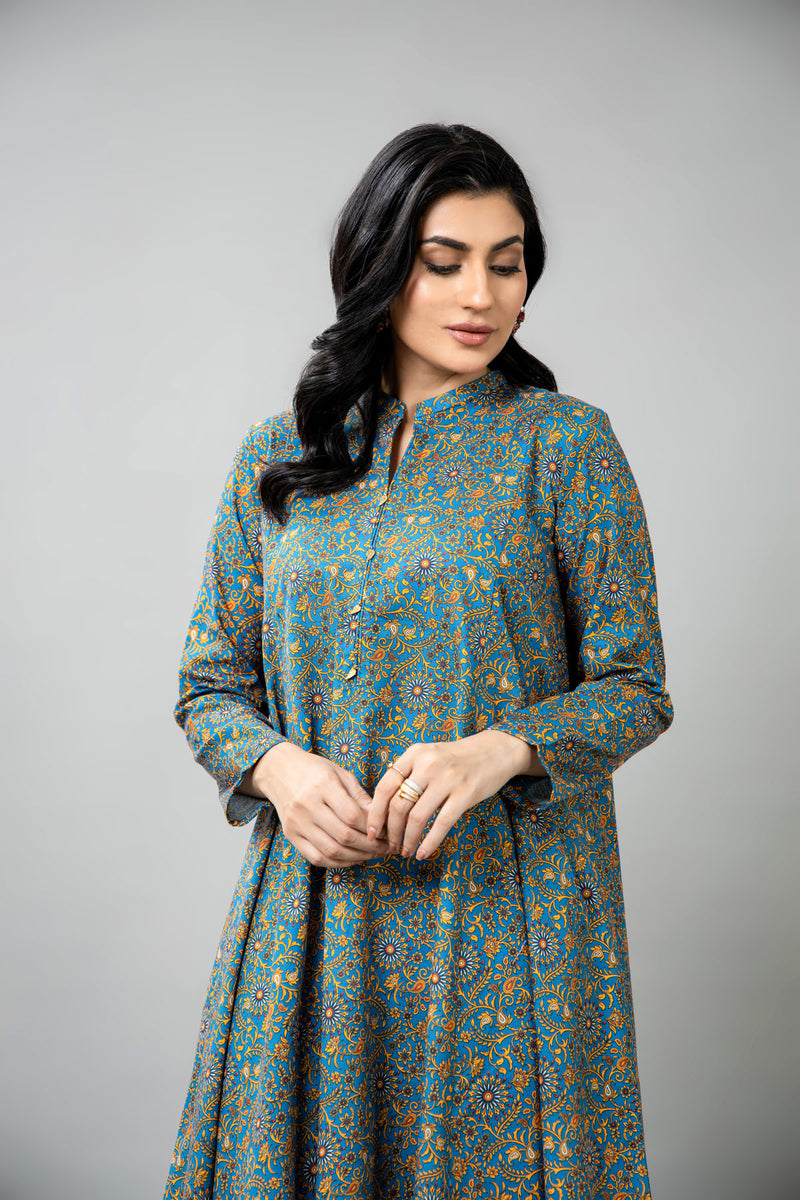 PRET PRINTED SLUB KHADDAR 2 PCS