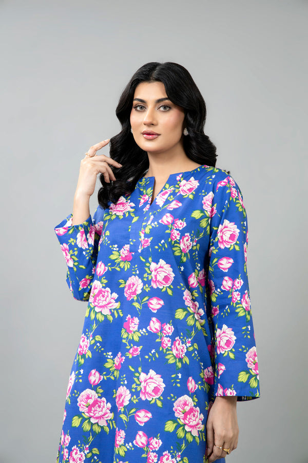 PRET PRINTED SLUB KHADDAR 1 PCS