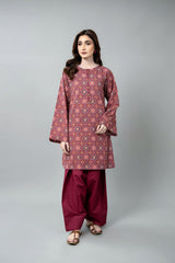 PRINTED SLUB KHADDAR 2 PCS (UNSTITCHED)