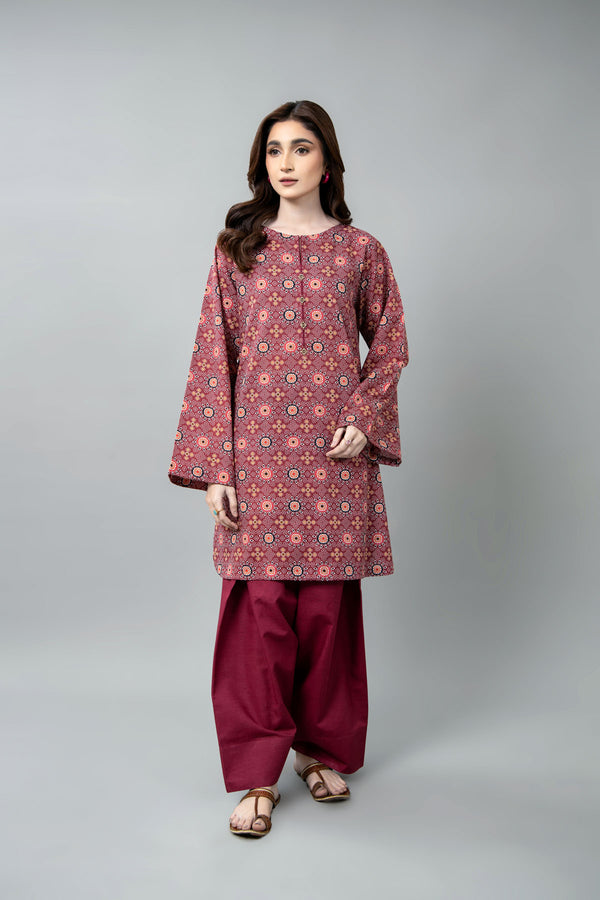 PRINTED SLUB KHADDAR 2 PCS (UNSTITCHED)