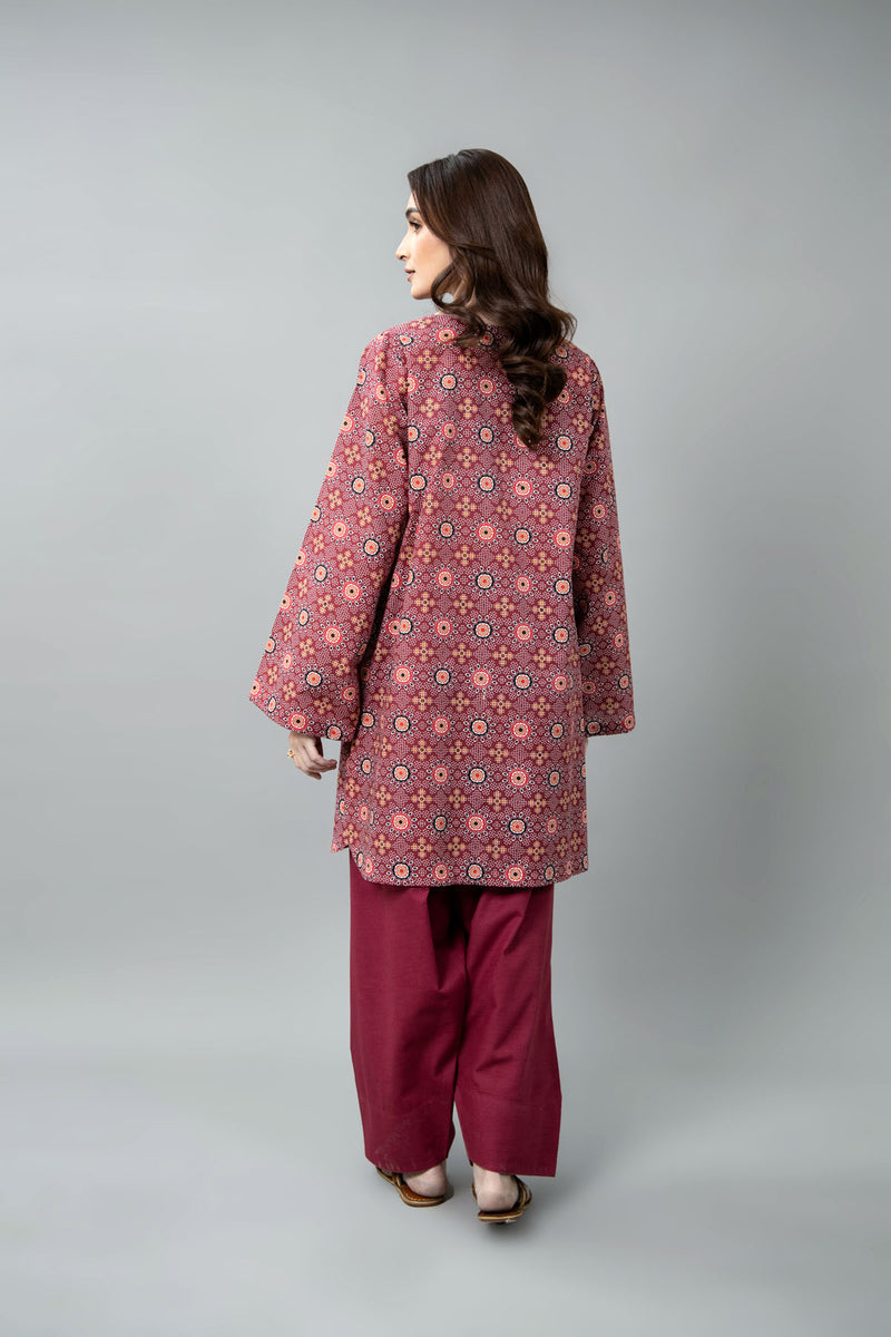 PRINTED SLUB KHADDAR 2 PCS (UNSTITCHED)