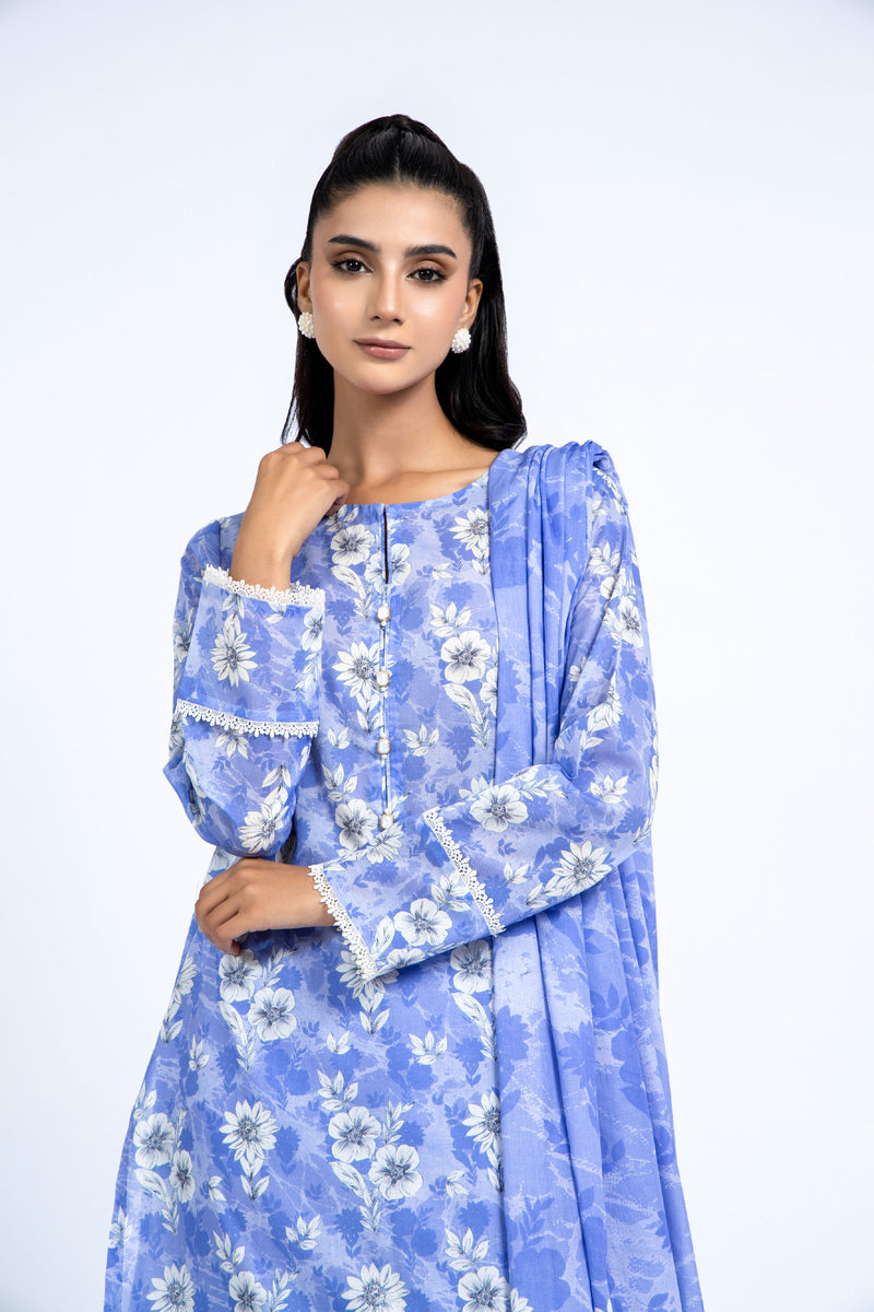PRINTED LAWN 3 PCS (UNSTITCHED)