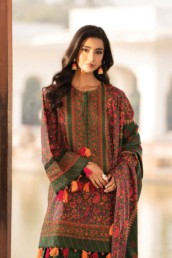 PRINTED & EMBROIDERED LAWN 3 PCS (UNSTITCHED)