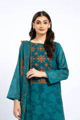 PRINTED & EMBROIDERED LAWN 3 PCS (UNSTITCHED)
