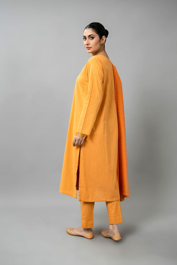 PRET SOLID YARN DYED STRIP KHADDAR 3 PCS