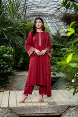 PRET EMBROIDERED KARANDI LAWN 3 PCS