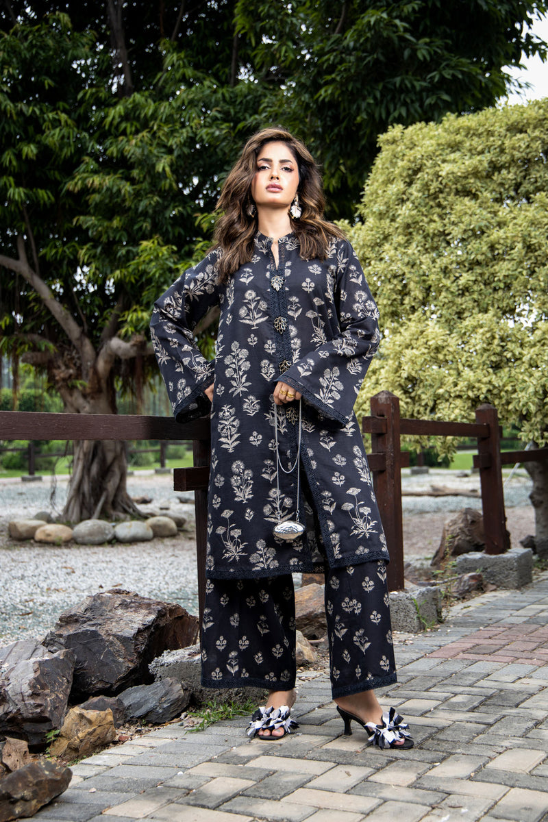 PRINTED SLUB KHADDAR 2 PCS (UNSTITCHED)