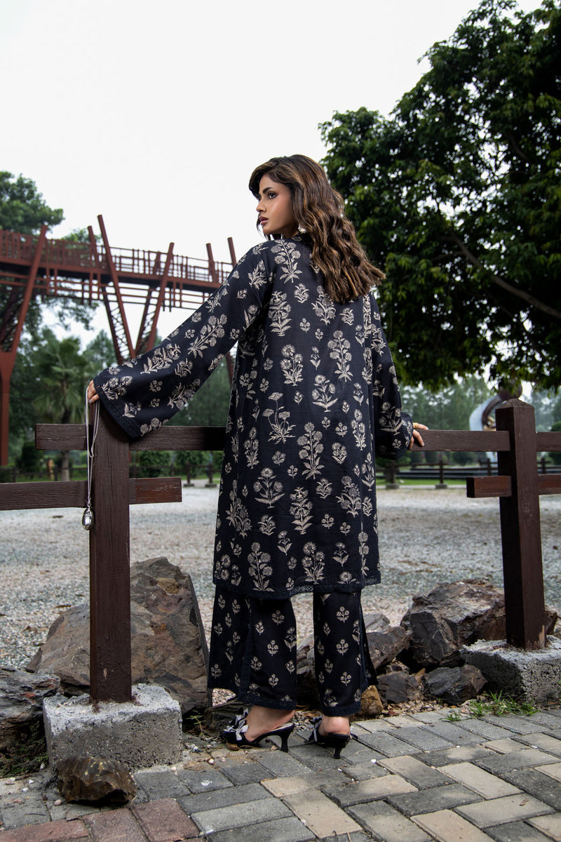 PRINTED SLUB KHADDAR 2 PCS (UNSTITCHED)