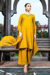 PRET EMBROIDERED SLUB KHADDAR 3 PCS