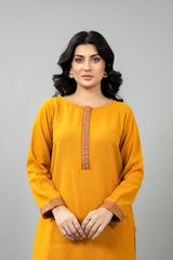 PRET EMBROIDERED & EMBELISHED COTTON KARANDI 2 PCS