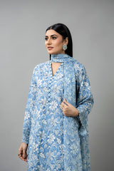 PRINTED CAMBRIC 3 PCS (UNSTITCHED)