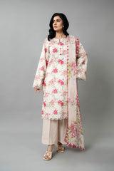 PRINTED CAMBRIC 3 PCS (UNSTITCHED)