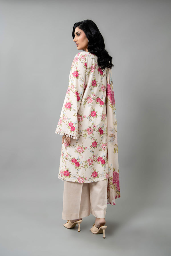 PRINTED CAMBRIC 3 PCS (UNSTITCHED)