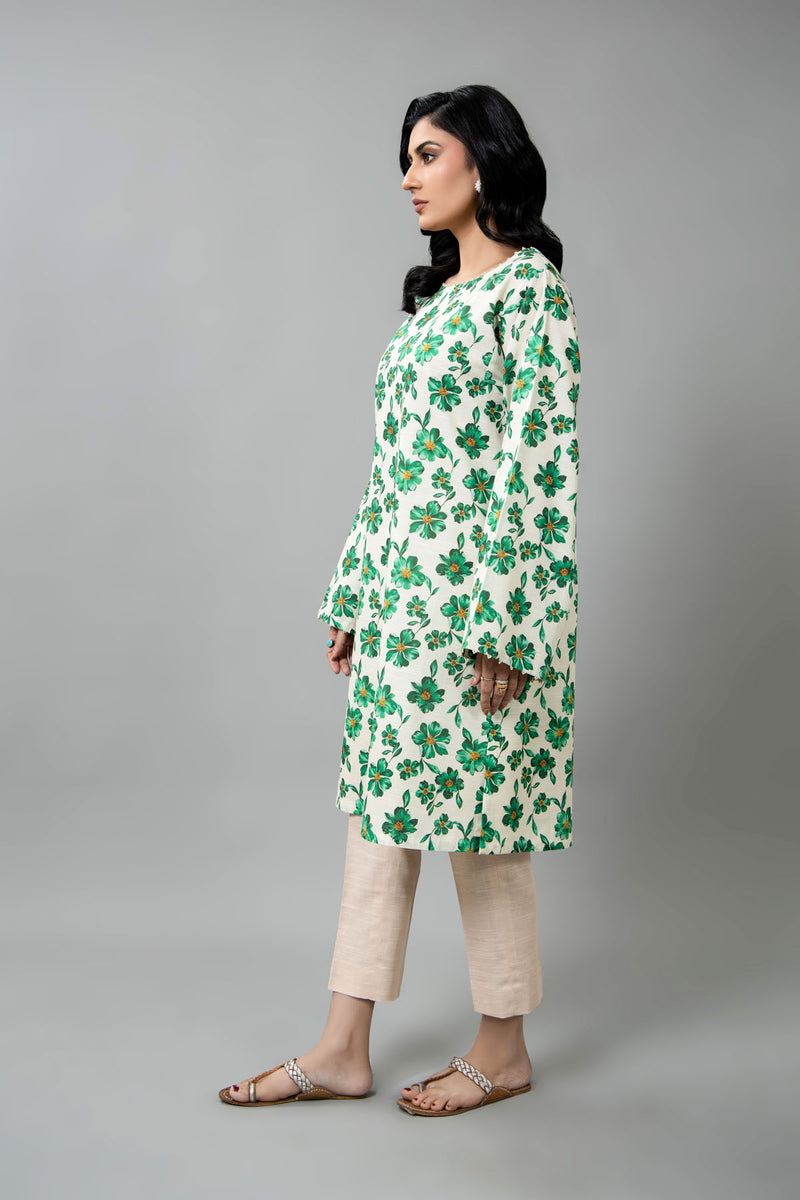 PRINTED SLUB KHADDAR 1 PCS (UNSTITCHED)