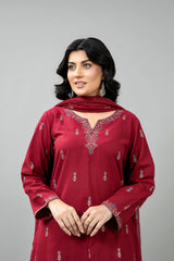 PRET EMBROIDERED SLUB KHADDAR 3 PCS