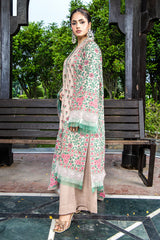 PRINTED SLUB KHADDAR 3 PCS (UNSTITCHED)
