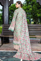 PRINTED SLUB KHADDAR 3 PCS (UNSTITCHED)