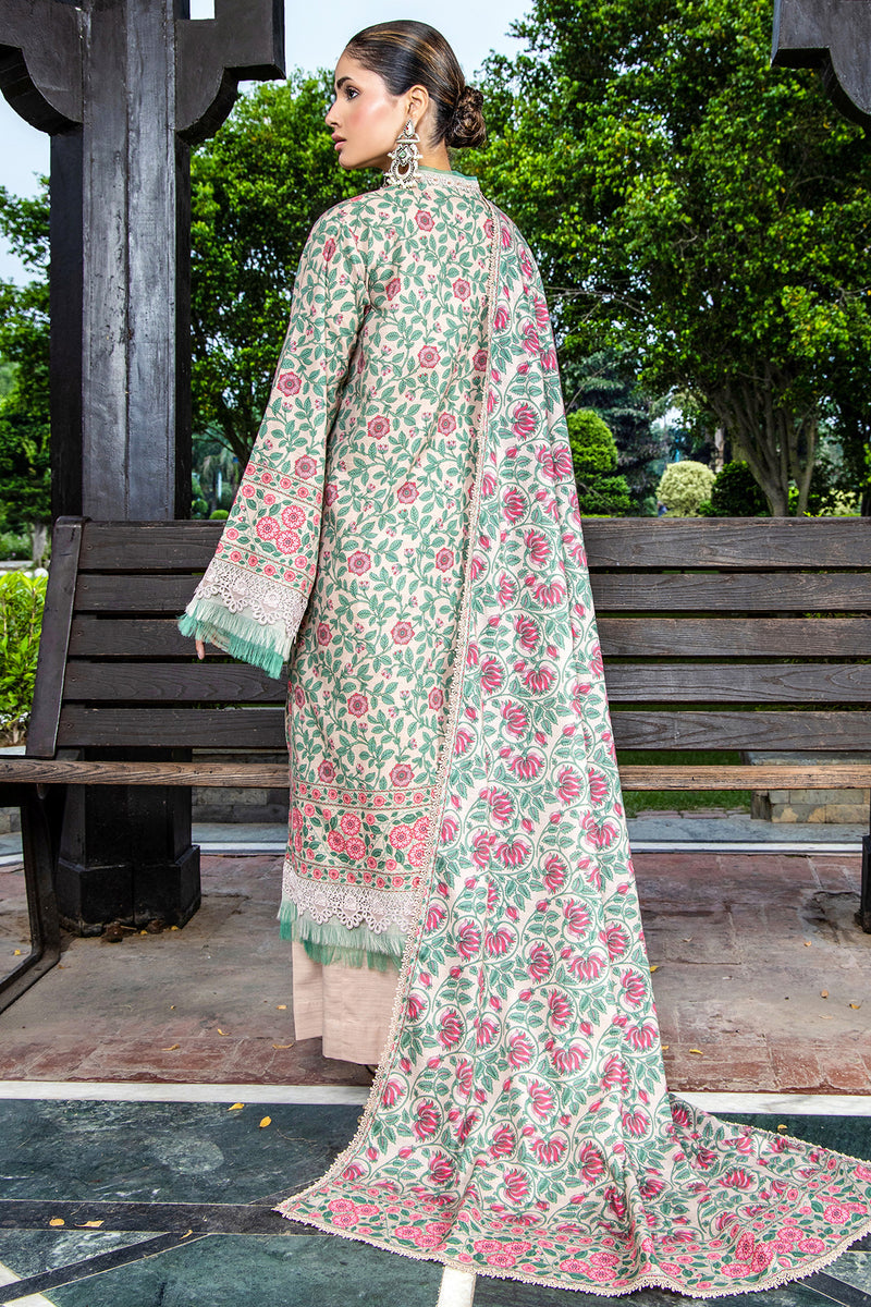 PRINTED SLUB KHADDAR 3 PCS (UNSTITCHED)