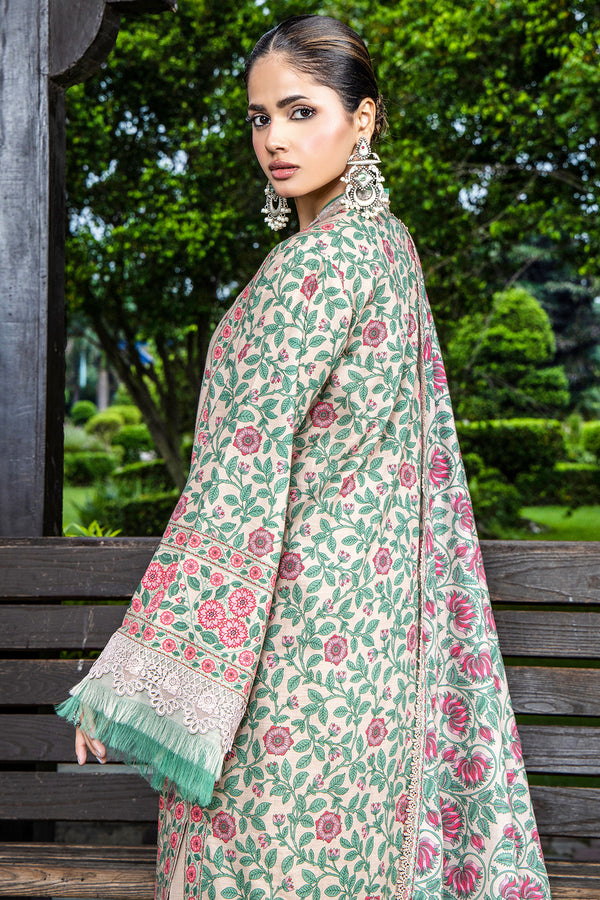 PRINTED SLUB KHADDAR 3 PCS (UNSTITCHED)