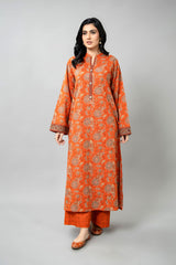 PRINTED SLUB KHADDAR 2 PCS (UNSTITCHED)