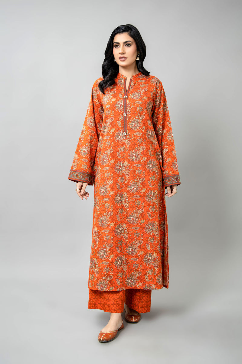 PRINTED SLUB KHADDAR 2 PCS (UNSTITCHED)