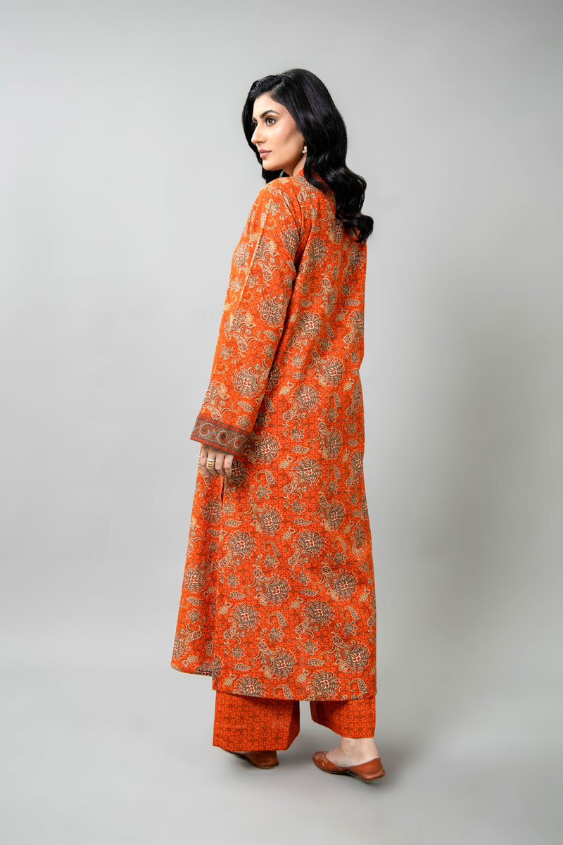 PRINTED SLUB KHADDAR 2 PCS (UNSTITCHED)